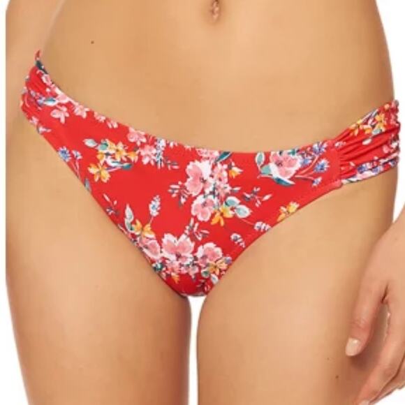 Jessica Simpson Red Swim Hipster bikini bottom - Picture 1 of 5